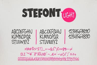 Stefont by Ian Barnard — Decorative Font — thumbnail 2