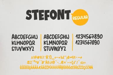Stefont by Ian Barnard — Decorative Font — thumbnail 3