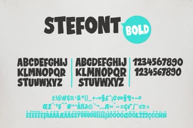 Stefont by Ian Barnard — Decorative Font — thumbnail 4