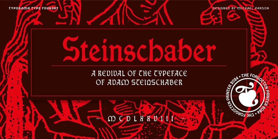 Steinschaber by Typogama — Blackletter Font — preview 1