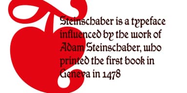 Steinschaber by Typogama — Blackletter Font — thumbnail 2