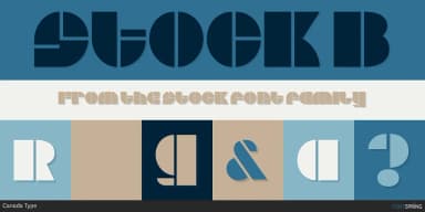 Stock by Canada Type — Decorative Font — thumbnail 2