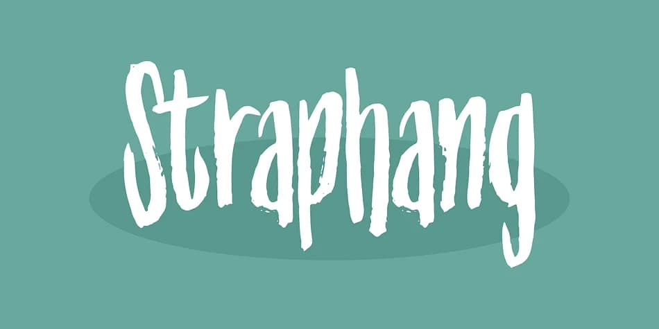 Straphang by Pizzadude.dk — Display Font