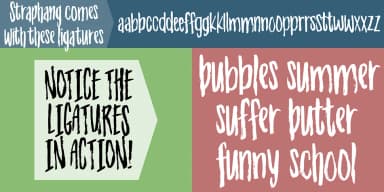 Straphang by Pizzadude.dk — Display Font — thumbnail 4