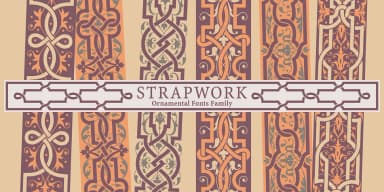 Strapwork by 2D Typo — Dingbats Font — thumbnail 1