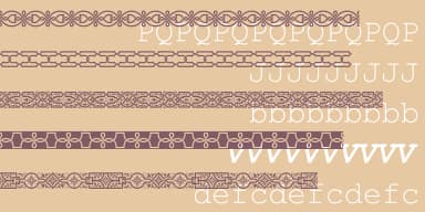 Strapwork by 2D Typo — Dingbats Font — thumbnail 2