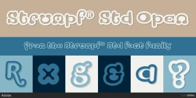 Strumpf® Std by Adobe — Decorative Font — thumbnail 1
