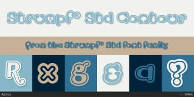 Strumpf® Std by Adobe — Decorative Font — thumbnail 2