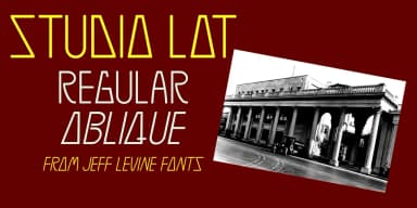 STUDIO LOT JNL by Jeff Levine Fonts — Decorative Font — thumbnail 1