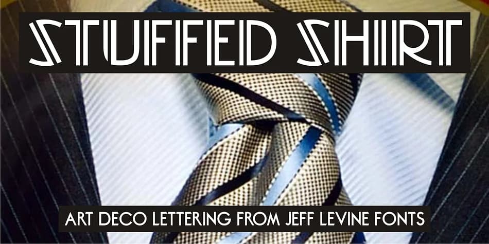 STUFFED SHIRT JNL by Jeff Levine Fonts — Decorative Font