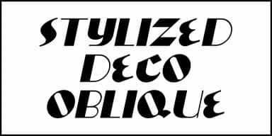 STYLIZED DECO JNL by Jeff Levine Fonts — Decorative Font — thumbnail 4