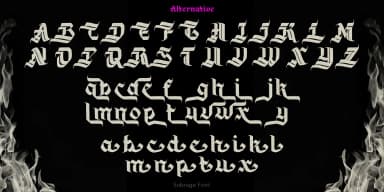 Subrage by TypeClassHeroes — Blackletter Font — thumbnail 10