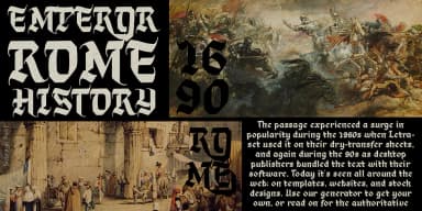 Subrage by TypeClassHeroes — Blackletter Font — thumbnail 4