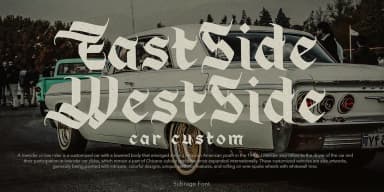 Subrage by TypeClassHeroes — Blackletter Font — thumbnail 6