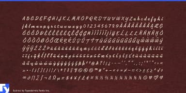 Subroc by Typodermic Fonts Inc. — Script Handwritten Font — thumbnail 5