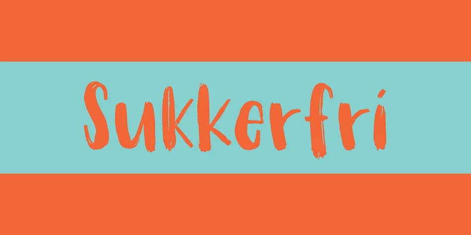 Sukkerfri by Pizzadude.dk — Display Font