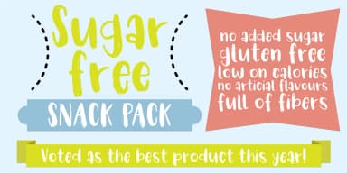 Sukkerfri by Pizzadude.dk — Display Font — thumbnail 7