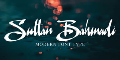 Sultan Bahmadi by Ayska — Script Handwritten Font — thumbnail 1