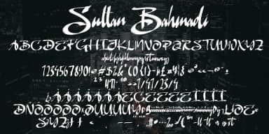 Sultan Bahmadi by Ayska — Script Handwritten Font — thumbnail 4