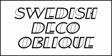 SWEDISH DECO JNL by Jeff Levine Fonts — Decorative Font — thumbnail 4