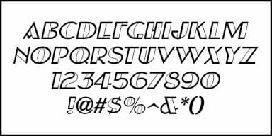 SWEDISH DECO JNL by Jeff Levine Fonts — Decorative Font — thumbnail 5