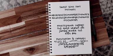 Sweet Zine by Ana's Fonts — Dingbats Font — thumbnail 2