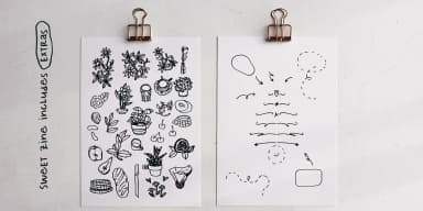 Sweet Zine by Ana's Fonts — Dingbats Font — thumbnail 3