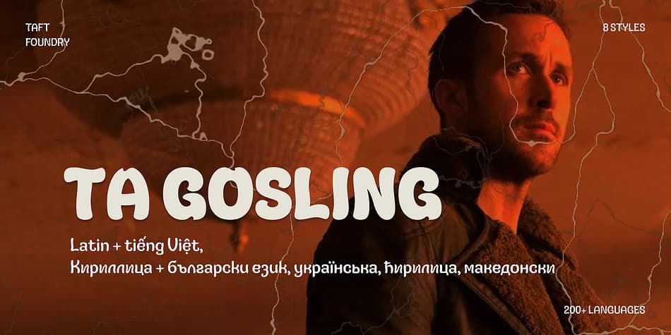 TA Gosling by TAFT Foundry — Display Font — preview 1