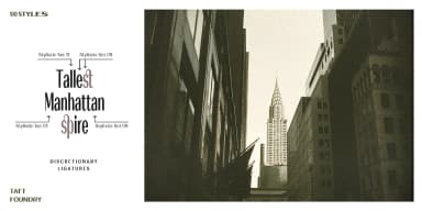 TA Modern Times by TAFT Foundry — Decorative Font — thumbnail 4