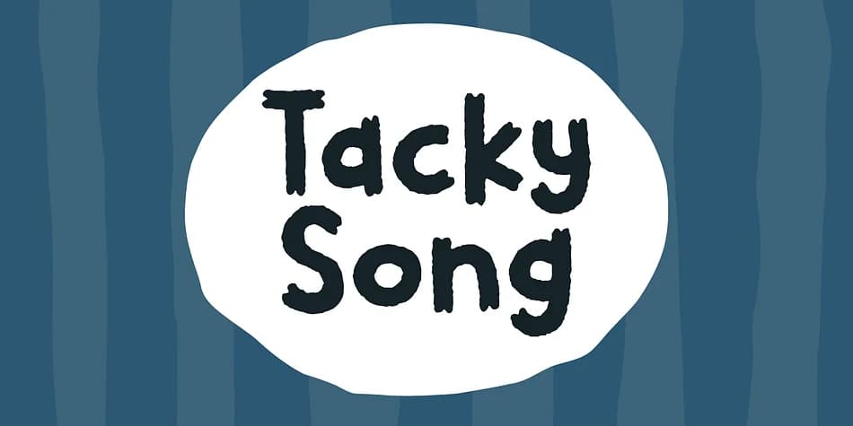 Tacky Song by Bogstav — Decorative Font