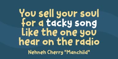 Tacky Song by Bogstav — Decorative Font — thumbnail 2