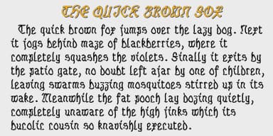 Talloween by Ingrimayne Type — Blackletter Font — thumbnail 3