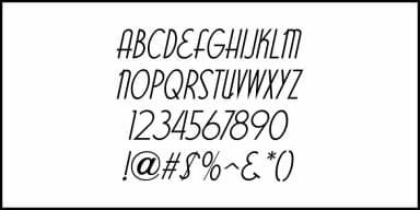 TARPON SPRINGS JNL by Jeff Levine Fonts — Decorative Font — thumbnail 5