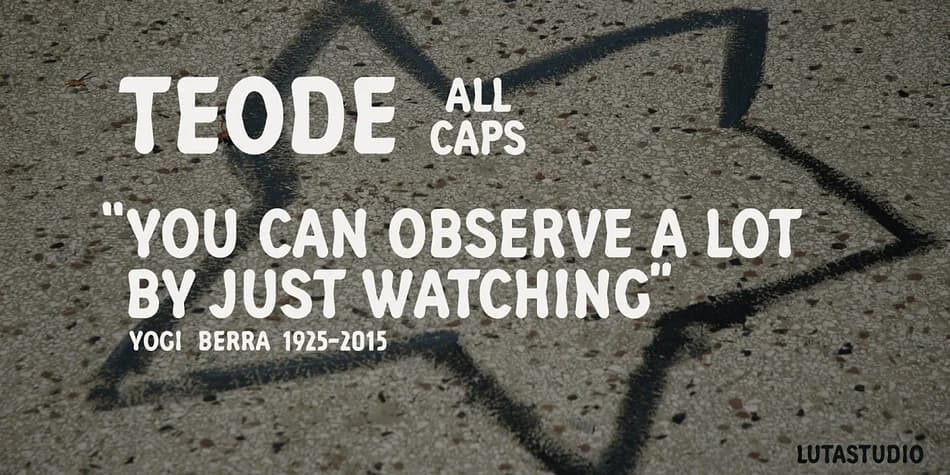 TEODE by Lutastudio — Decorative Font