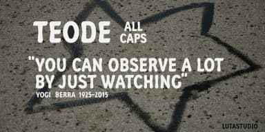 TEODE by Lutastudio — Decorative Font — thumbnail 1