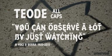 TEODE by Lutastudio — Decorative Font — thumbnail 2