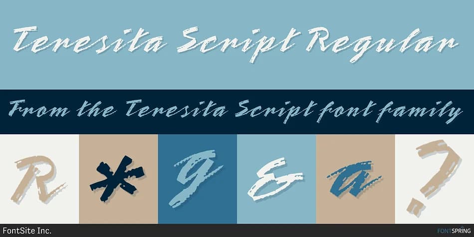 Teresita Script by FontSite Inc. — Script Handwritten Font