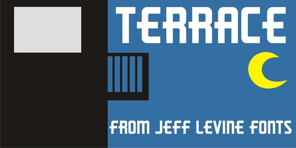 TERRACE JNL by Jeff Levine Fonts — Decorative Font