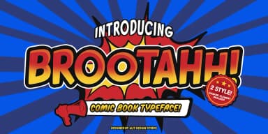 The Brootahh by Alit Design — Decorative Font — thumbnail 1