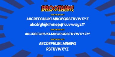 The Brootahh by Alit Design — Decorative Font — thumbnail 7