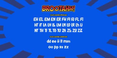 The Brootahh by Alit Design — Decorative Font — thumbnail 9