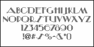 THEATER ALLEY JNL by Jeff Levine Fonts — Decorative Font — thumbnail 3