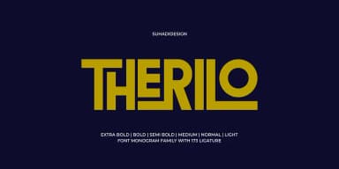 THERILO by suhadidesign — Decorative Font — thumbnail 1
