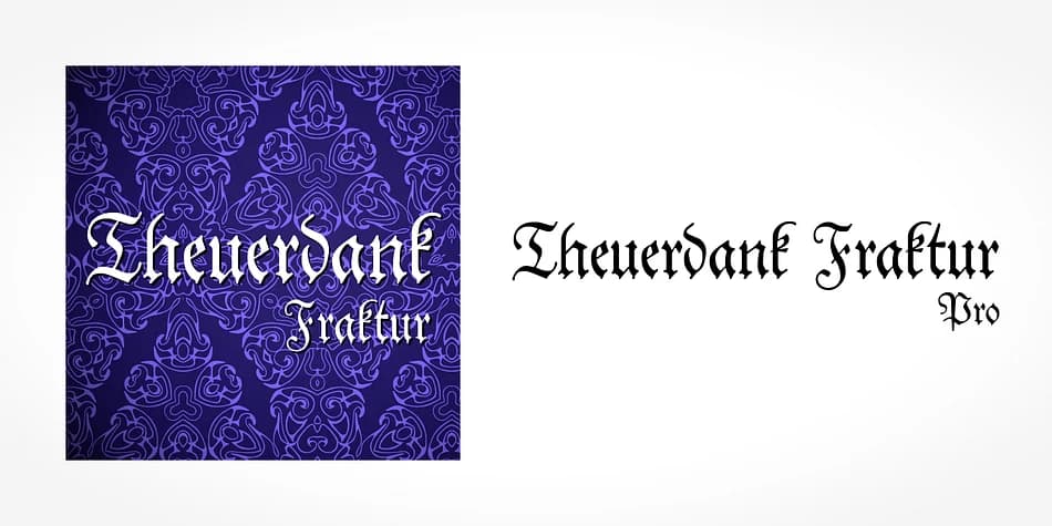 Theuerdank Fraktur Pro by SoftMaker — Blackletter Font