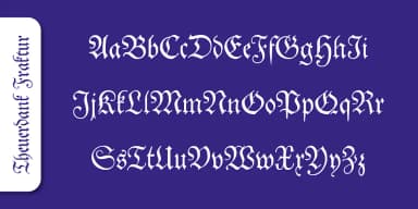 Theuerdank Fraktur Pro by SoftMaker — Blackletter Font — thumbnail 2