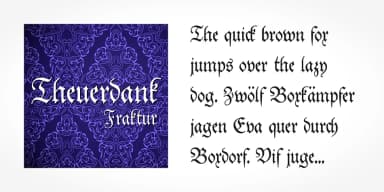 Theuerdank Fraktur Pro by SoftMaker — Blackletter Font — thumbnail 4