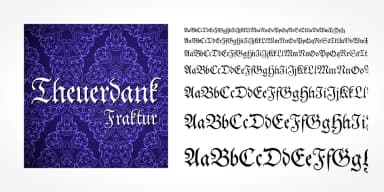 Theuerdank Fraktur Pro by SoftMaker — Blackletter Font — thumbnail 5