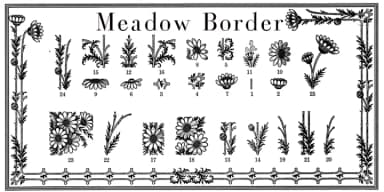Thistle Borders by Wiescher-Design — Dingbats Font — thumbnail 2