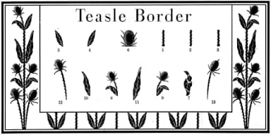 Thistle Borders by Wiescher-Design — Dingbats Font — thumbnail 3