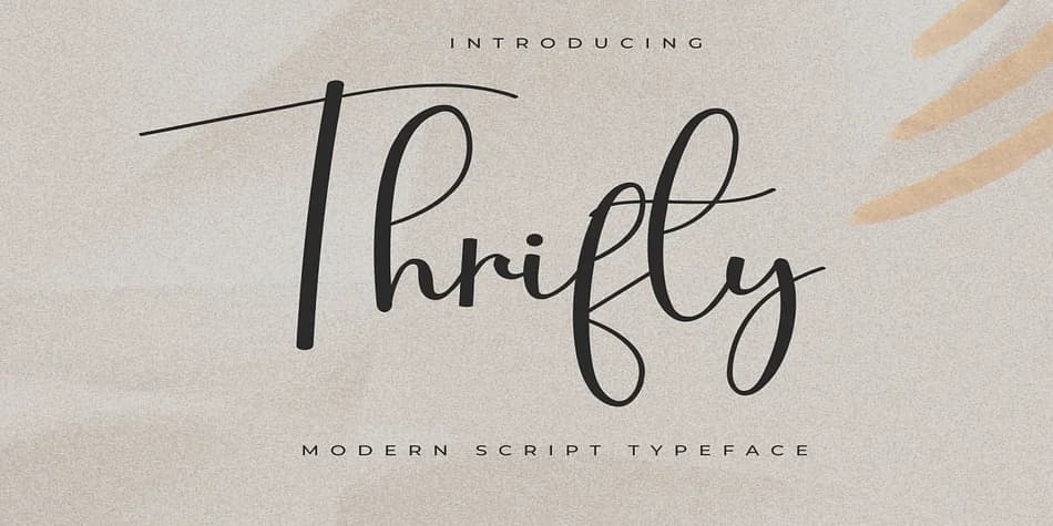 Thrifty by Aditastudios — Script Handwritten Font